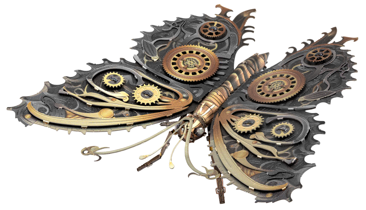 Papillon Steampunk - Metal Earth