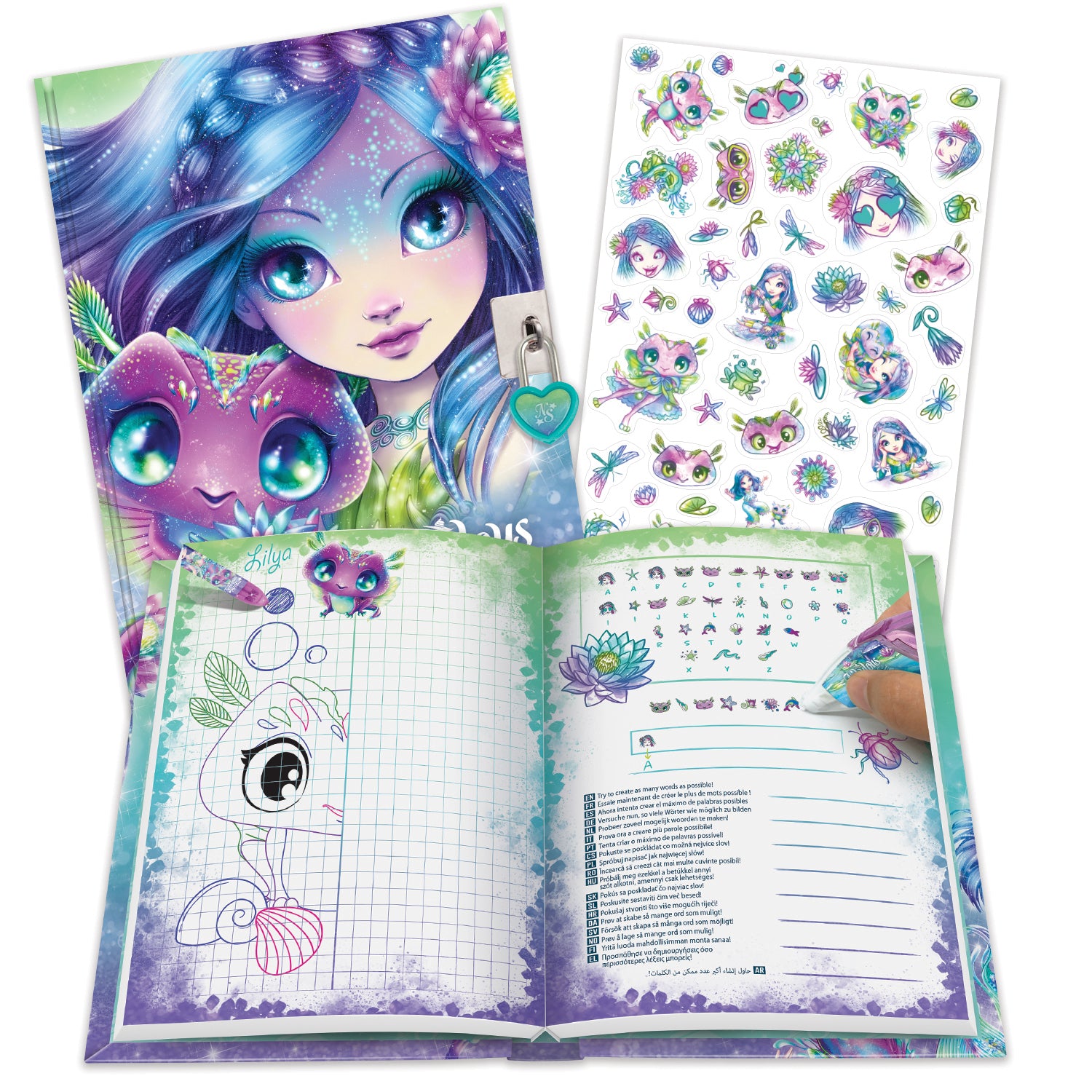 Journal intime - Coffret de luxe Nenuphia - Nebulous Stars