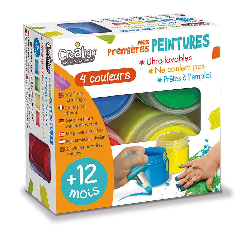 Mes premières peintures ultra-lavables 4x80ml