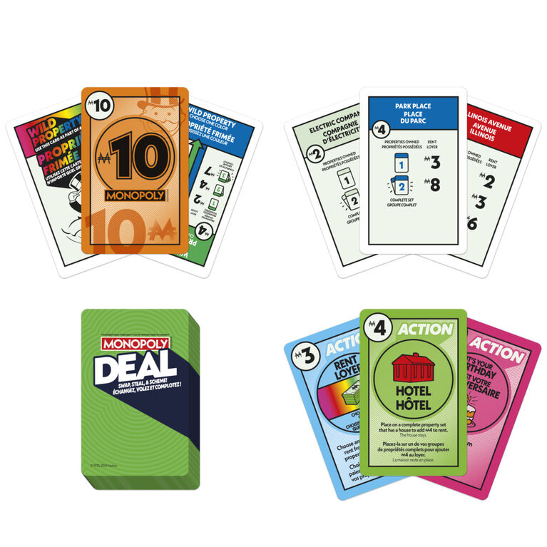 Monopoly Deal - Card Game (Bil)