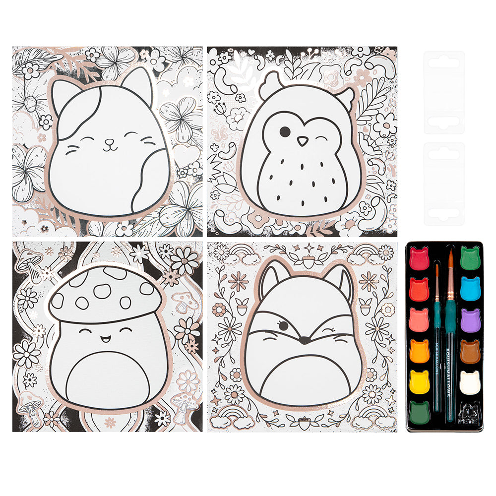 Squishmallows - Watercolor Canvas Art Set