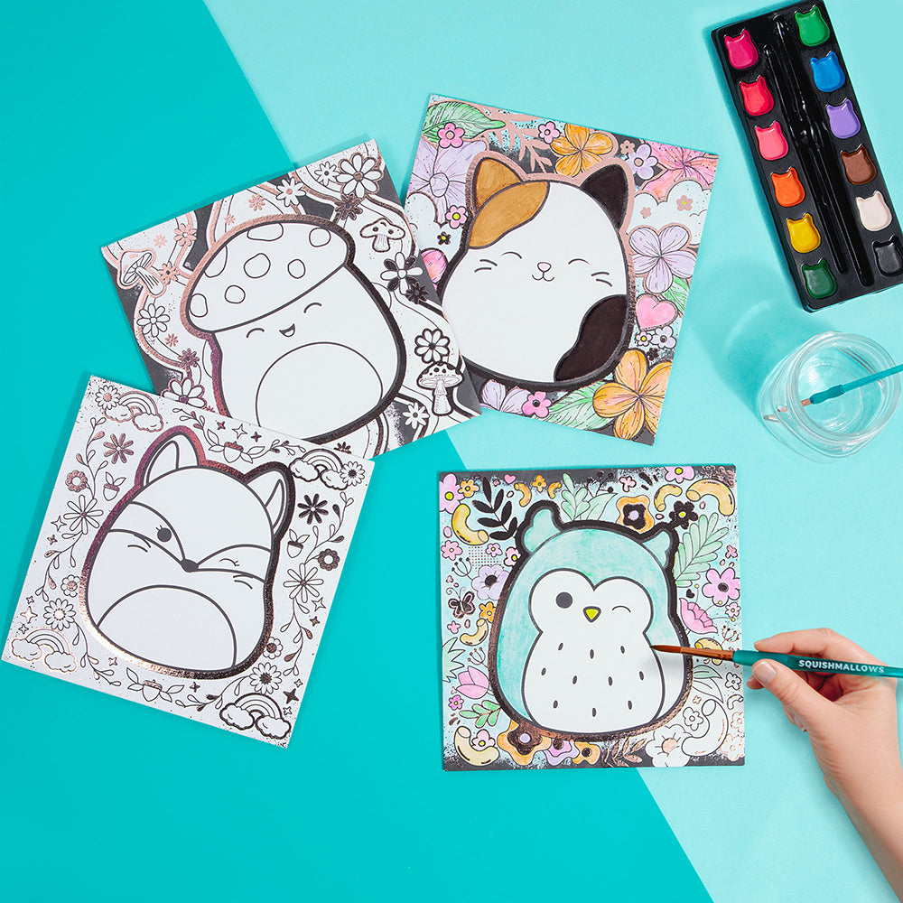 Squishmallows - Watercolor Canvas Art Set