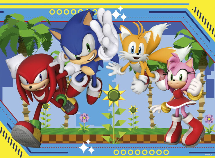 Knuckles, Sonic, Tails and Amy - 100 pcs XXL