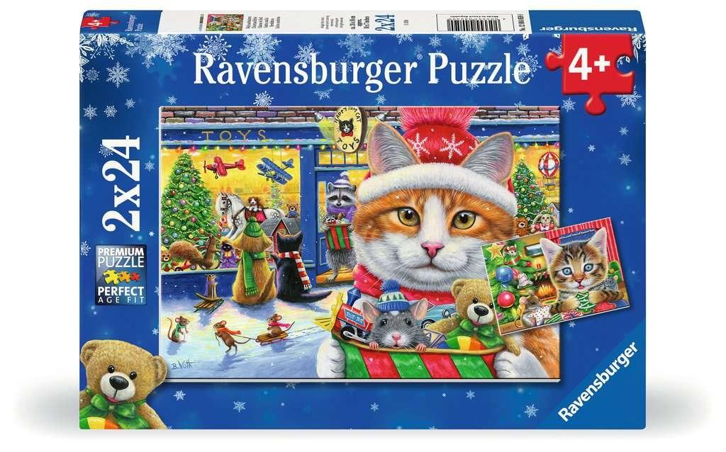 Christmas Kittens - 2 x 24 pcs