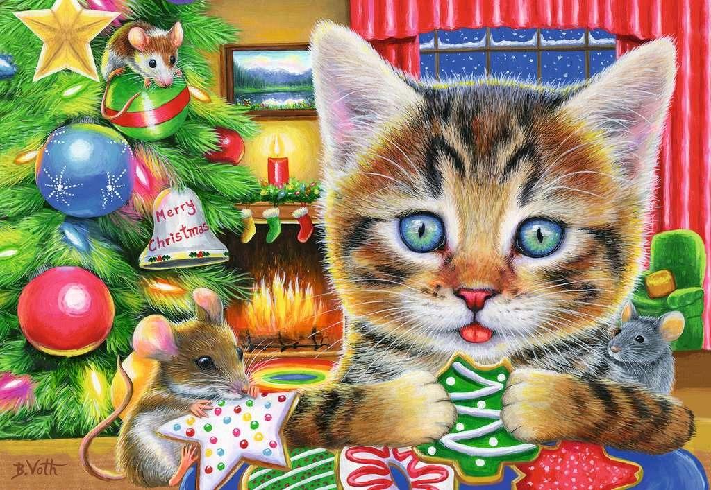 Christmas Kittens - 2 x 24 pcs