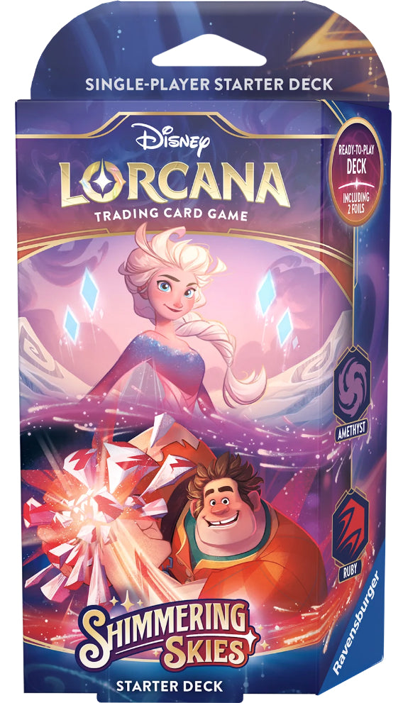 Disney Lorcana: Shimmering Skies - Starter Deck - Ruby and Amethyst (En)