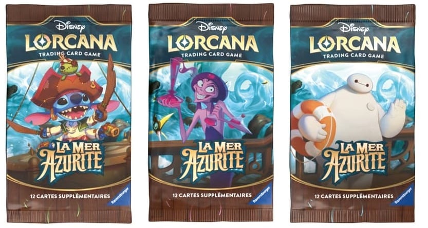 Disney Lorcana: La Mer Azurite - Booster (Fr)