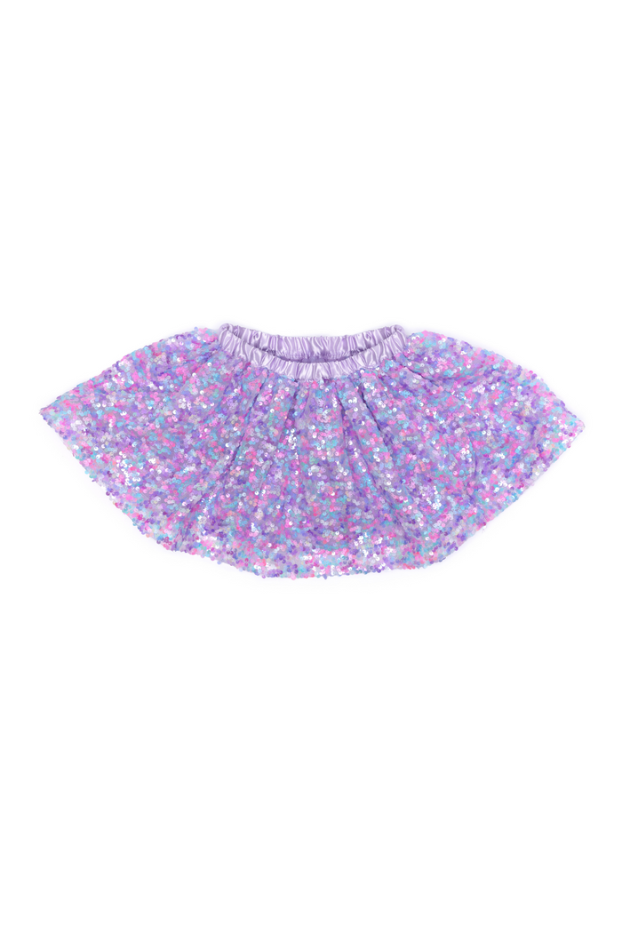 Purple glitter skirt unif best sale