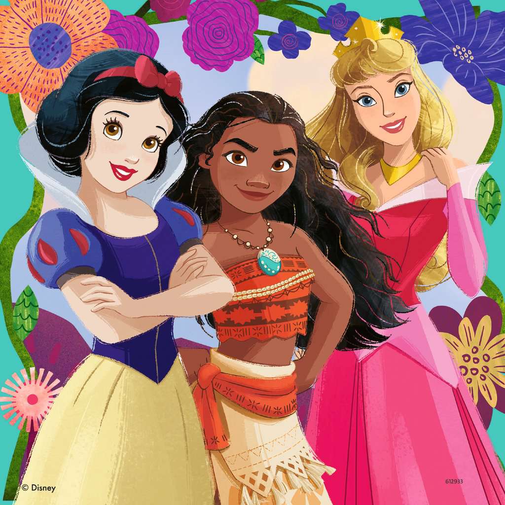 Girl Power! - Disney Princesses - 3 x 49 pcs