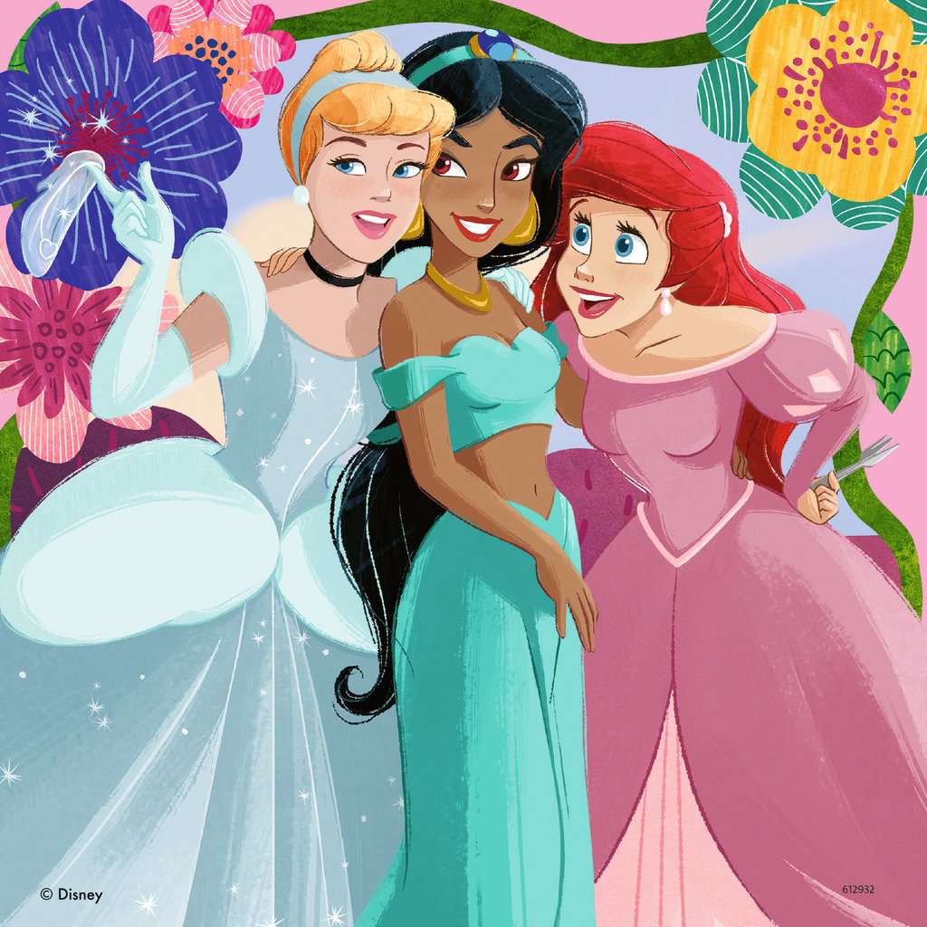 Girl Power! - Disney Princesses - 3 x 49 pcs