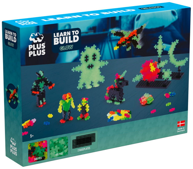 Plus Plus - Learn to Build Glow - 500 pcs