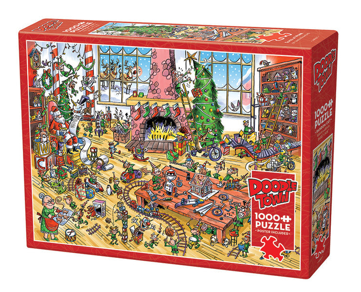 Doodle Town Elves at Work - 1000 pcs