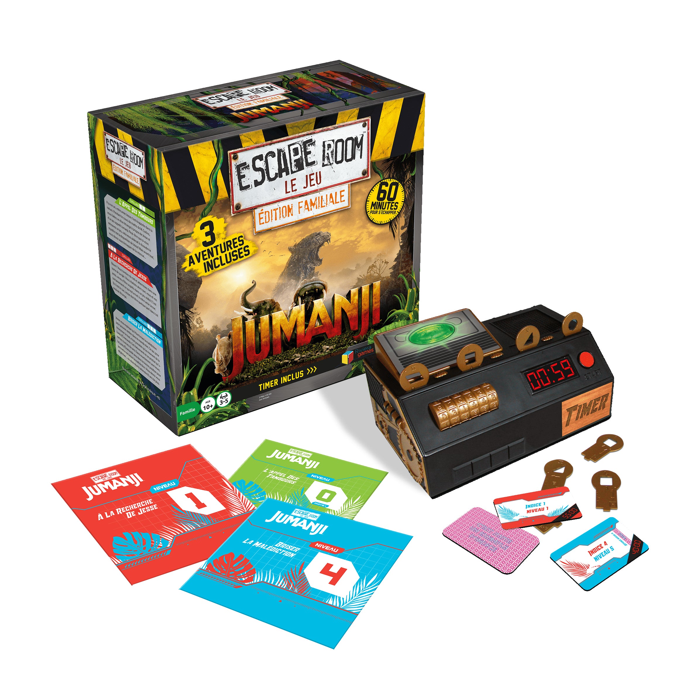 Escape Room Famille - Coffret Jumanji (Fr)