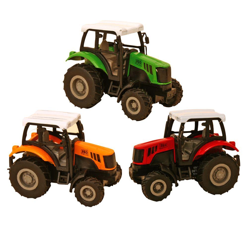 5591 Tracteur Pull-Back (assortiment) - La Ribouldingue