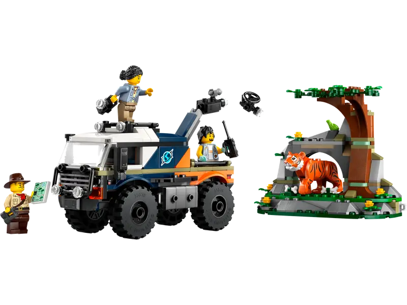 Le camion tout-terrain d’exploration de la jungle - City