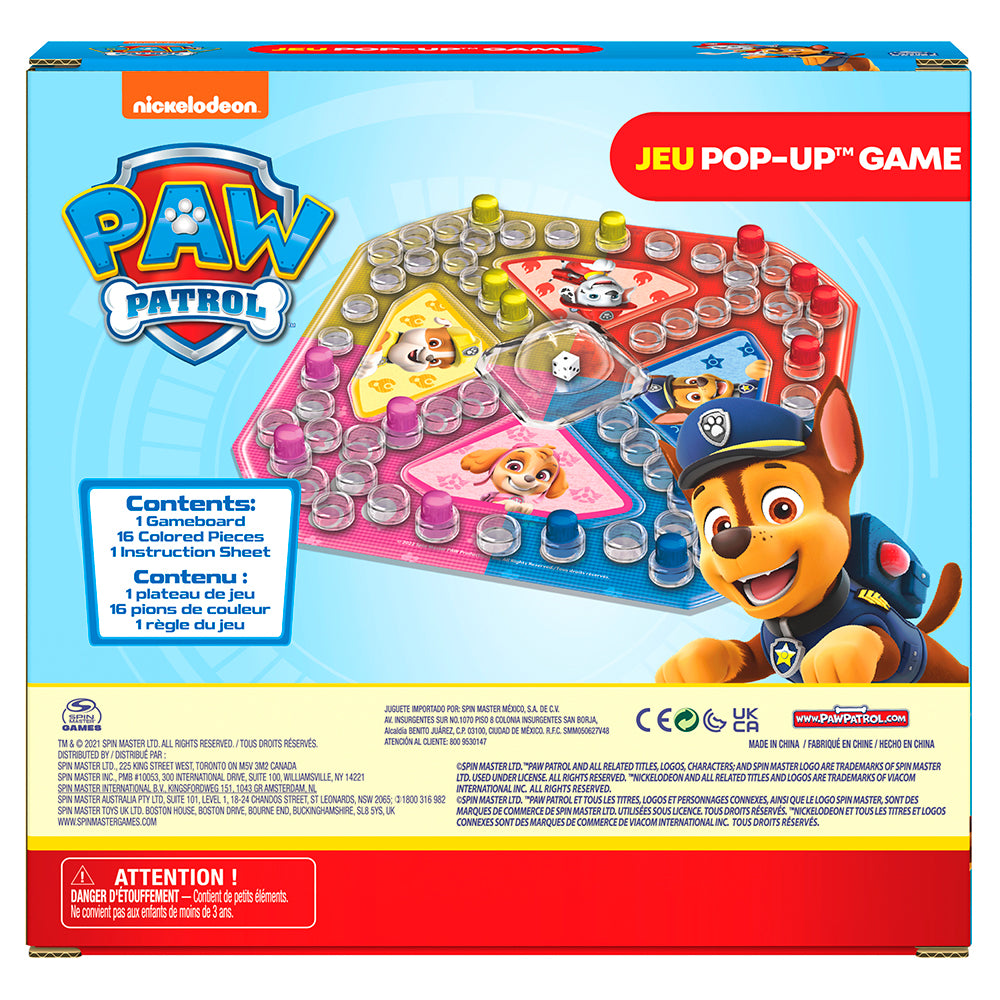 Pop-Up Game - Paw Patrol (Bil)