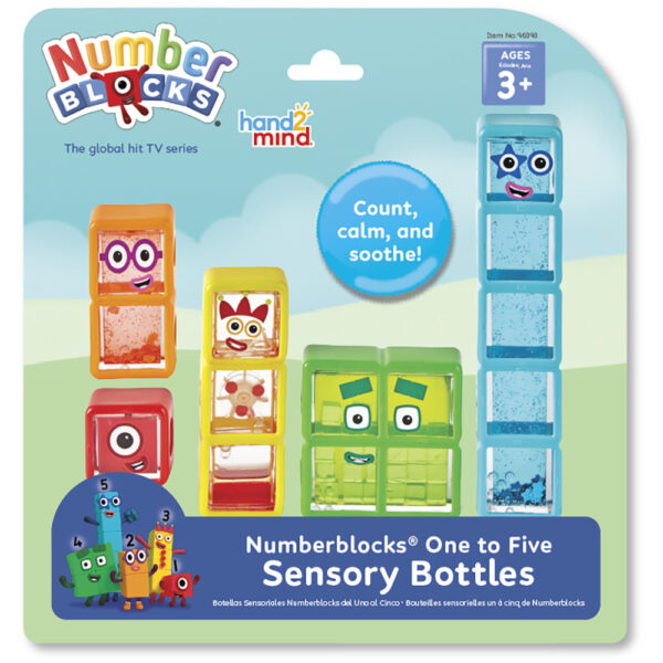 Number Blocks - Sensory bottles 1 to 5