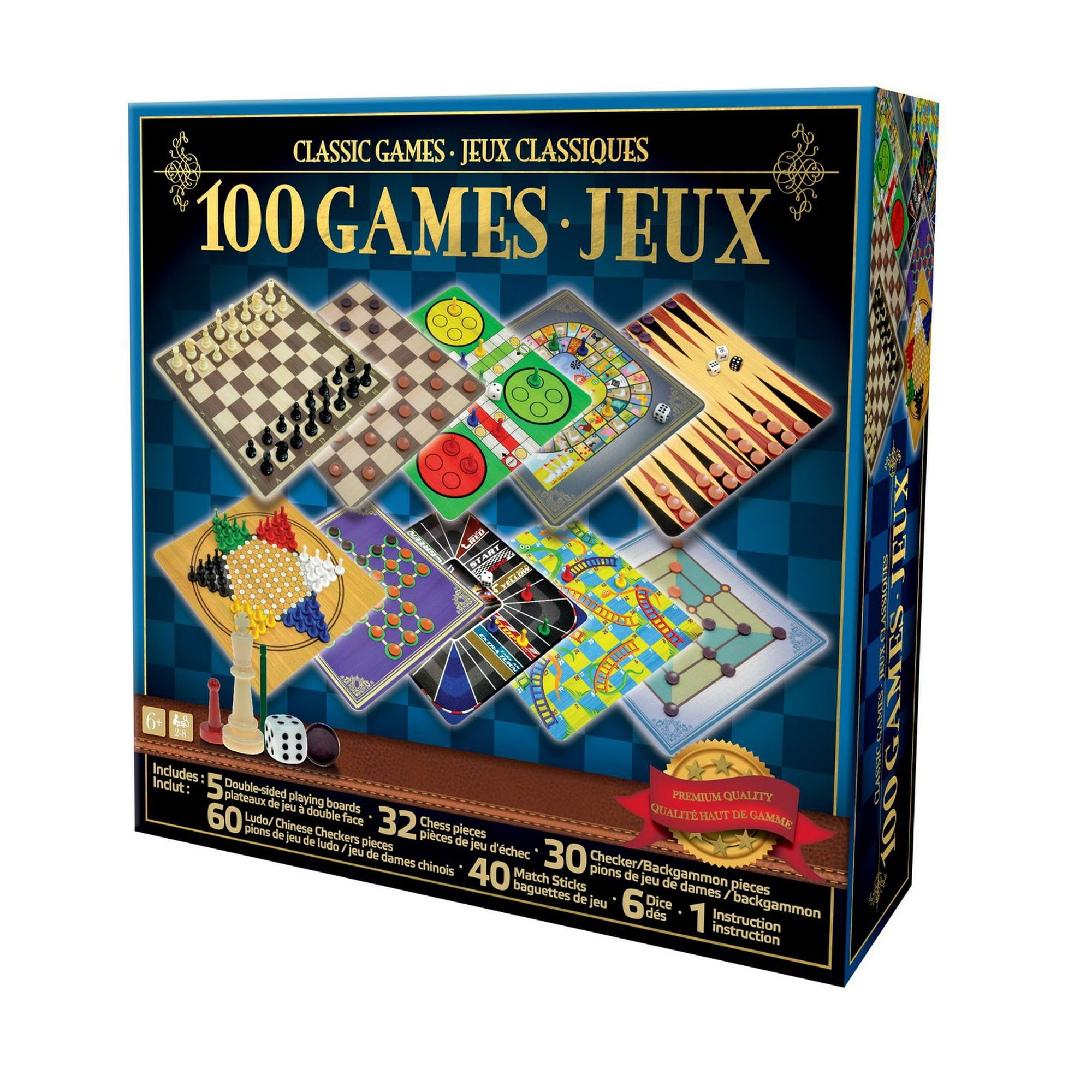 Ensemble de 100 jeux classiques (Bil)