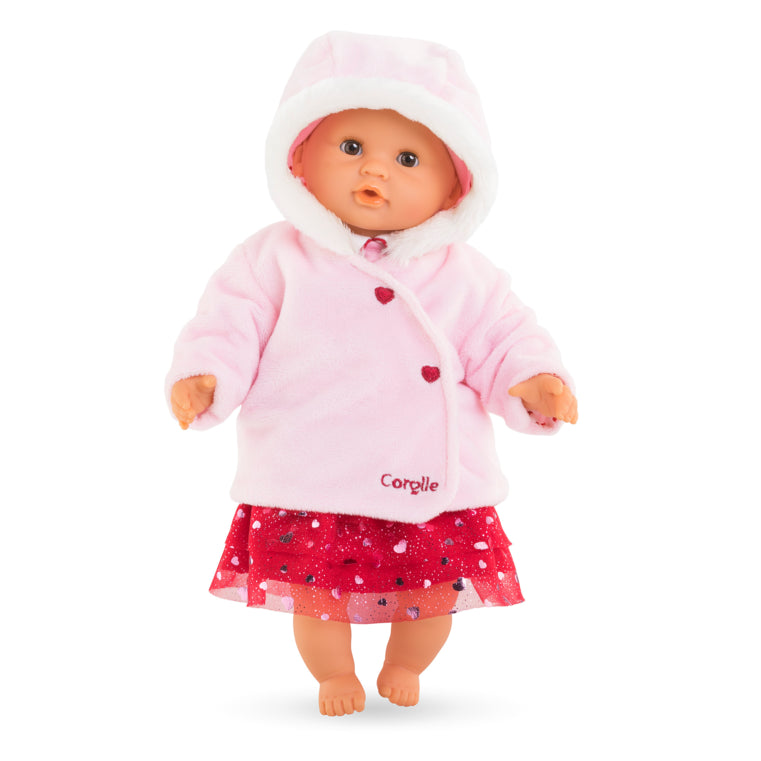 Heart Petals Coat for 36 cm doll