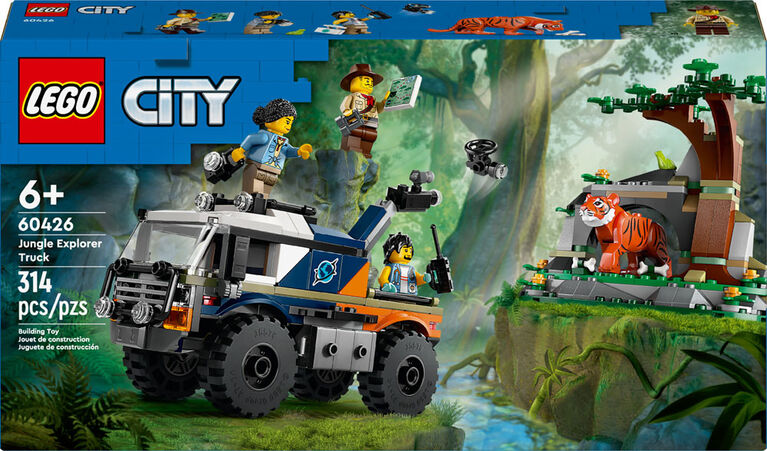 Le camion tout-terrain d’exploration de la jungle - City