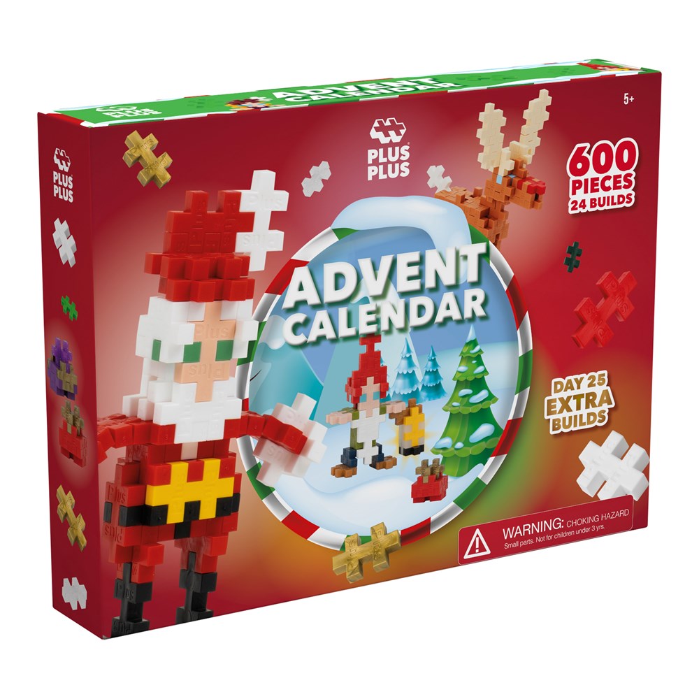 Plus-Plus - Advent calendar 2024 - 600 pcs