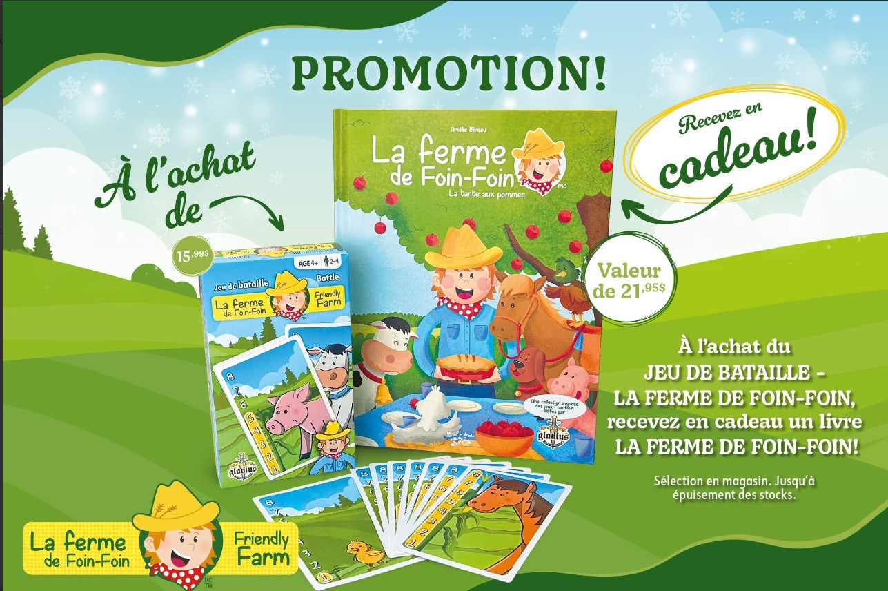 PROMO - La ferme de Foin-Foin - Tarte aux pommes (valeur de 21.99$)