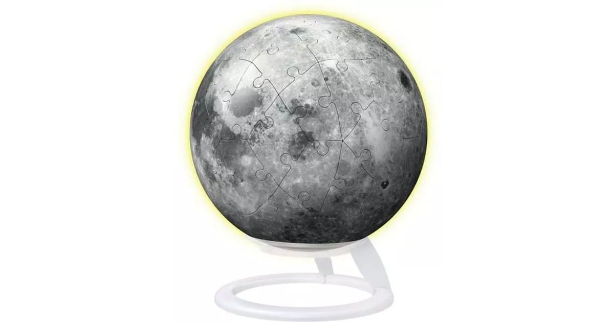 Glow-in-the-dark moon - 74 pcs 3D