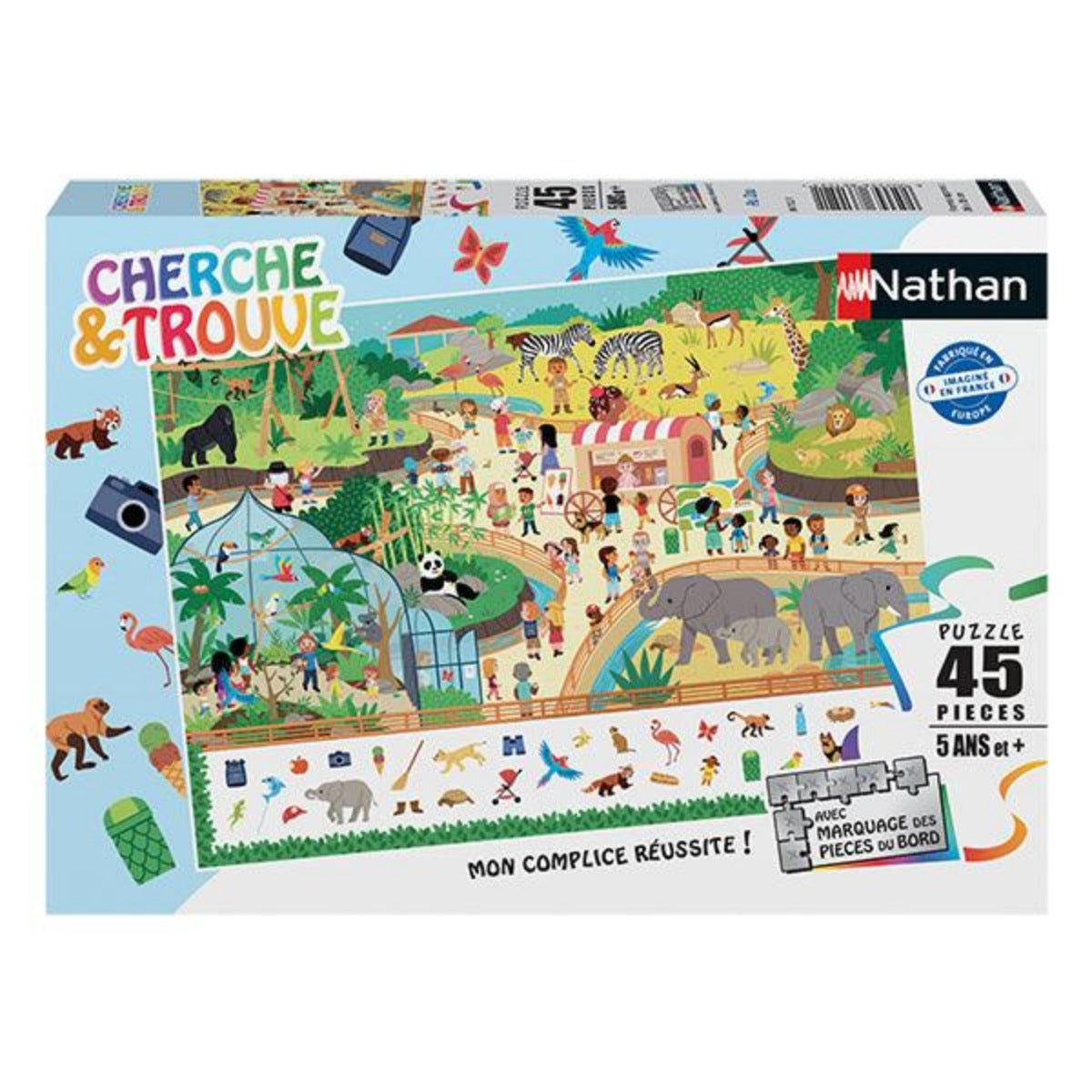 At the zoo - Hunt and Seek - 45 pcs