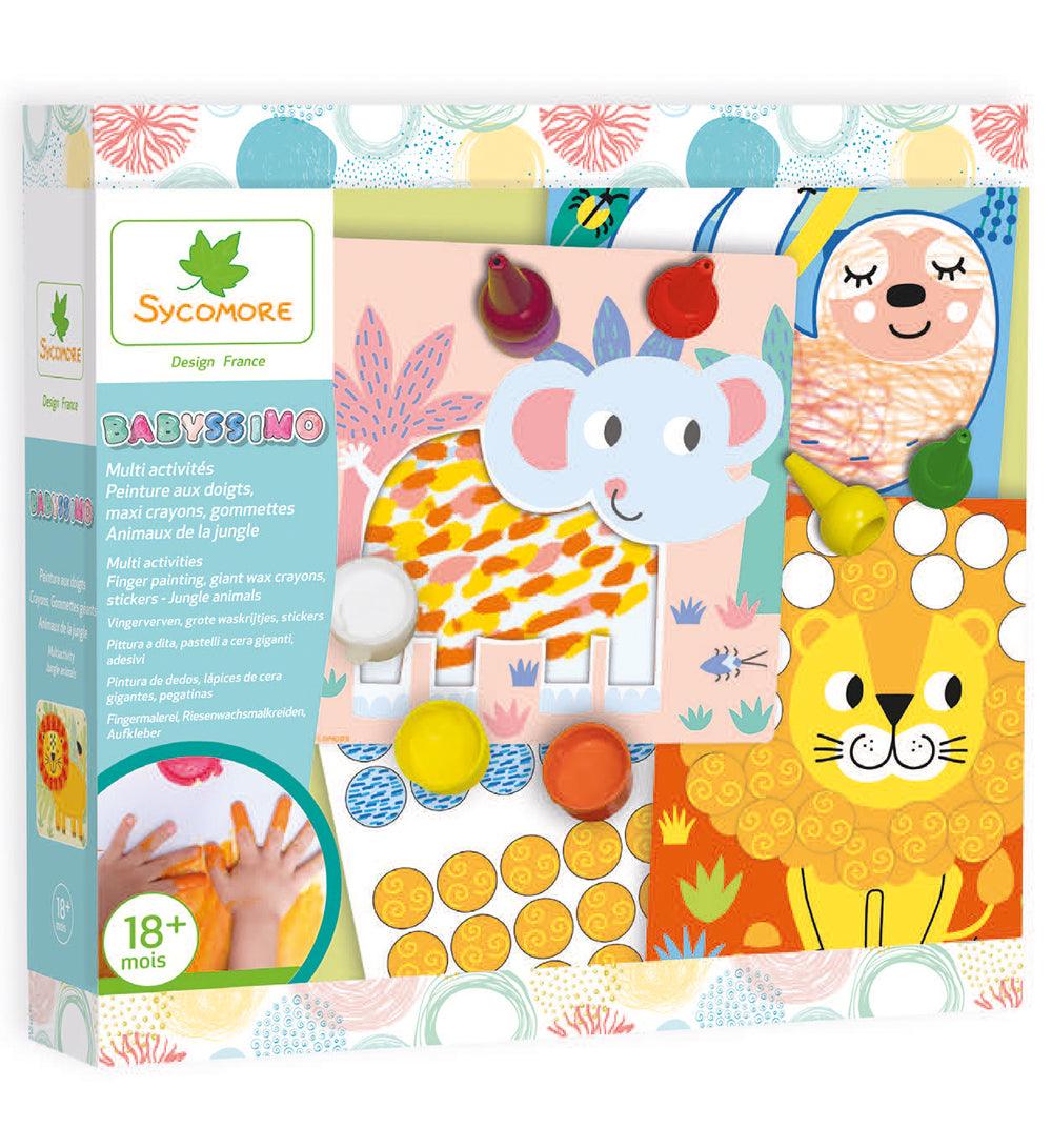 Babyssimo - Multi activités de peinture aux doigts XL - La Ribouldingue