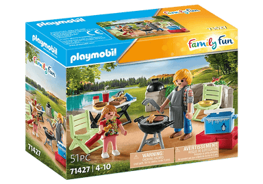 Barbecue avec papa et enfant - Family Fun - La Ribouldingue