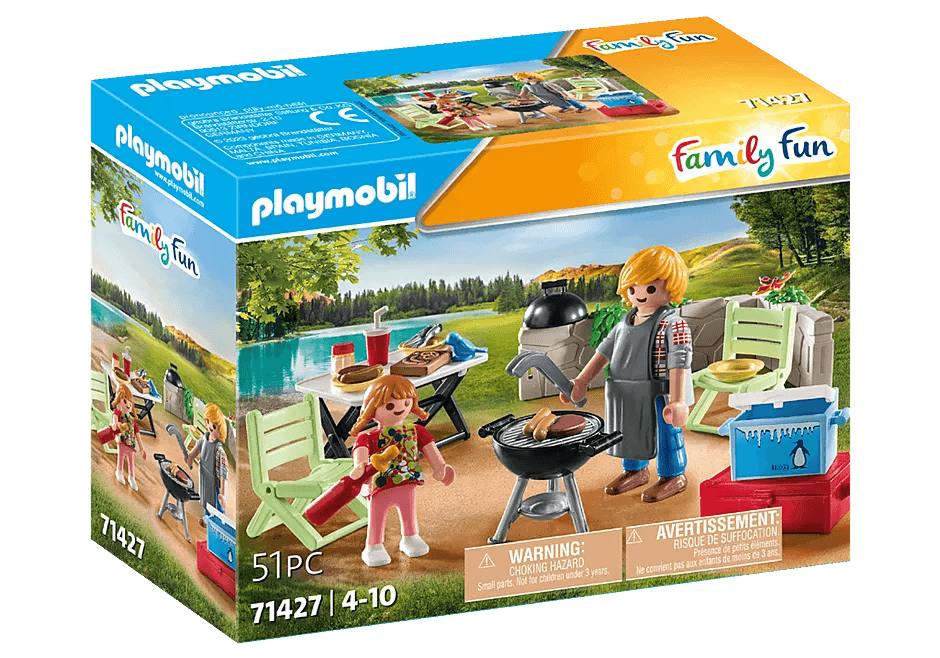 Barbecue avec papa et enfant - Family Fun - La Ribouldingue