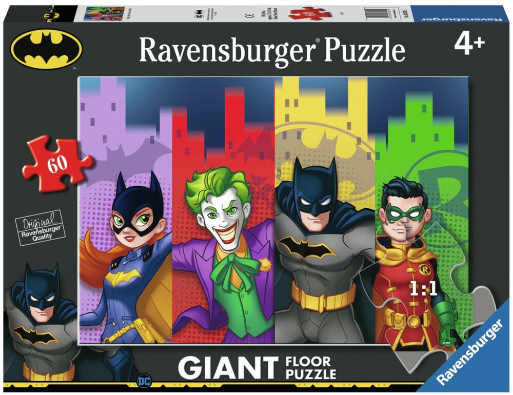 Batgirl, Joker, Batman, Robin - 60 mcx Plancher