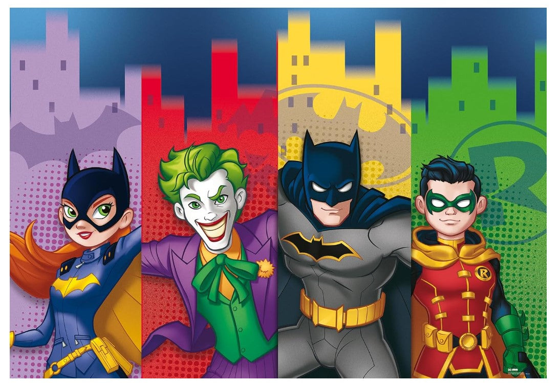 Batgirl, Joker, Batman, Robin - 60 mcx Plancher