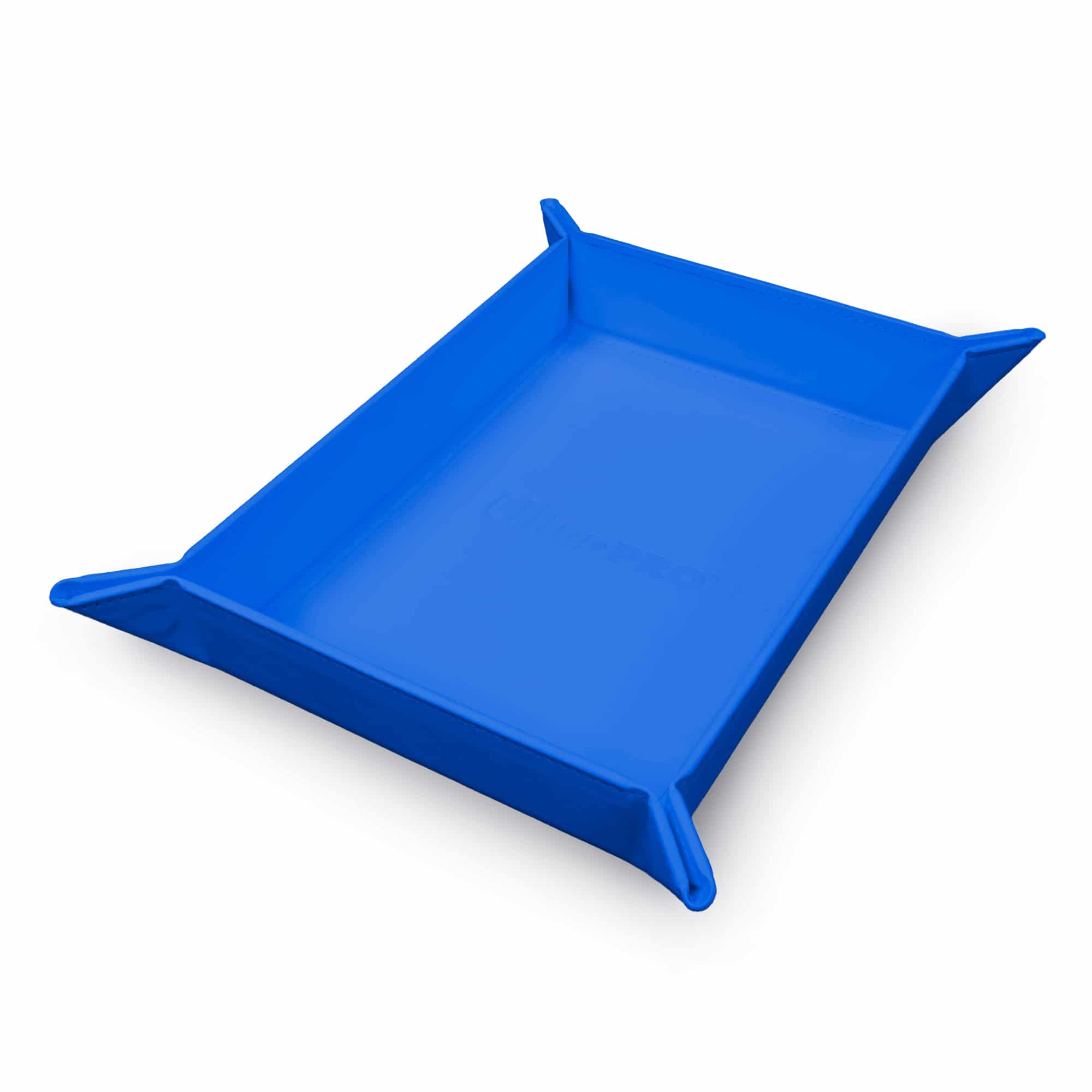 Magnetic folding dice tray - Vivid blue