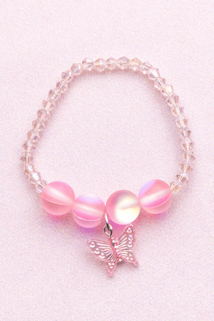 Bracelet Boutique - Cristal Rose Holographique - La Ribouldingue