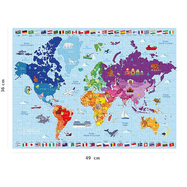 Carte du monde - 250 mcx - La Ribouldingue