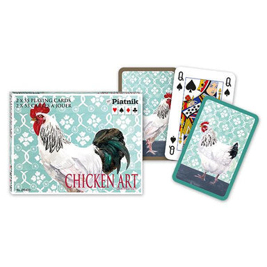 Cartes à Jouer - Jeu Double - Chicken Art - La Ribouldingue