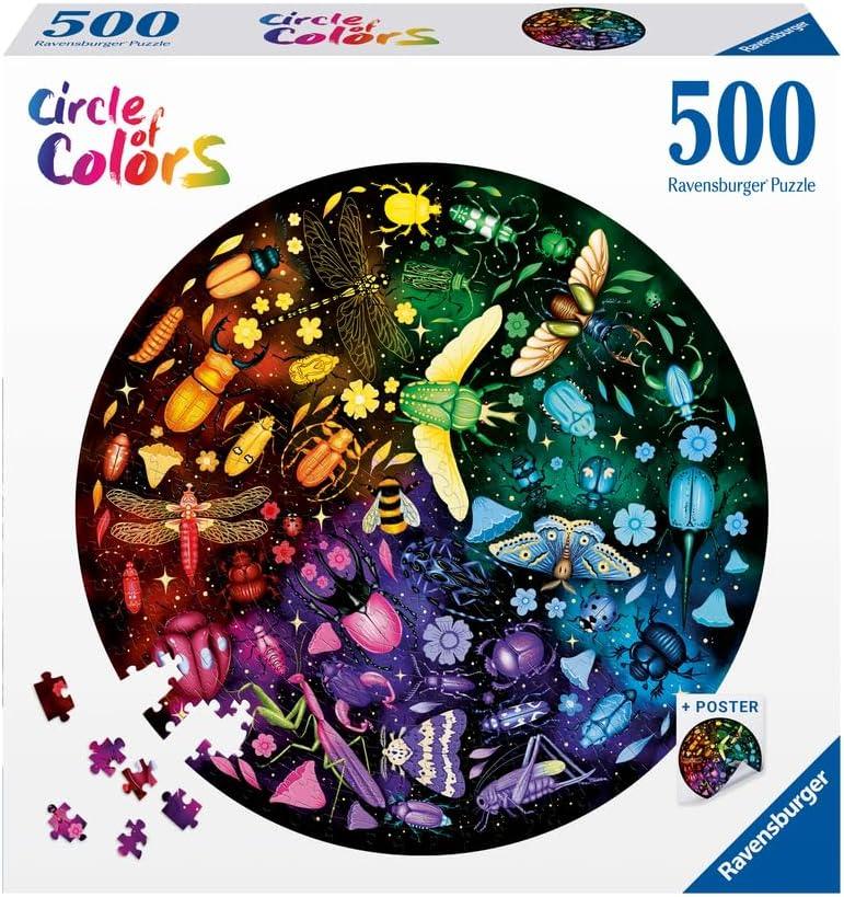 Cercle de couleurs insectes - 500 mcx - La Ribouldingue