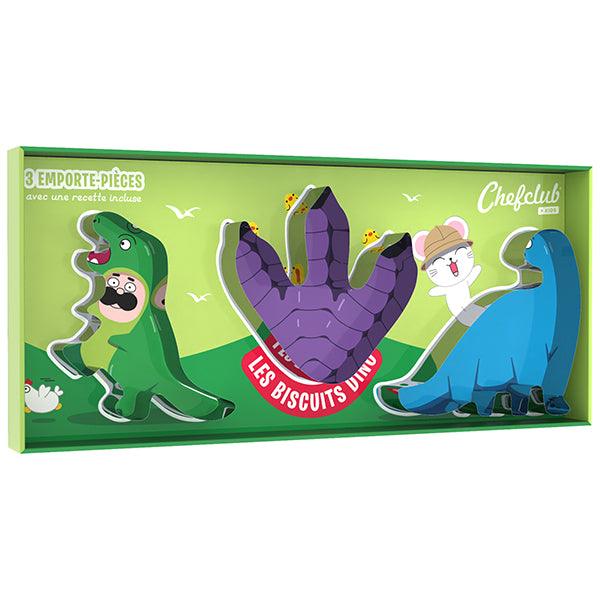 Chefclub - Les emporte-pièces biscuits Dino - La Ribouldingue