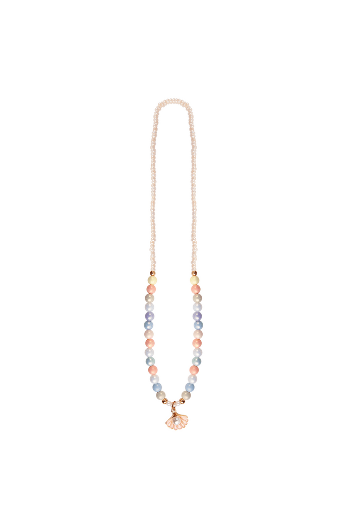 Collier Boutique - Coquillage pastel - La Ribouldingue