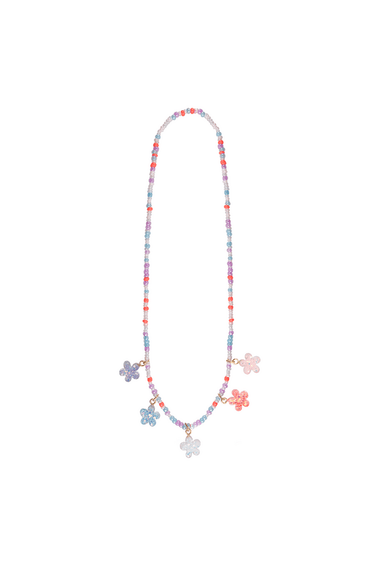 Collier Boutique - Fleur scintillante - La Ribouldingue