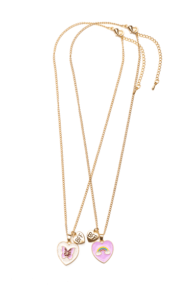 Collier papillon arc-en-ciel BFF - assorti - La Ribouldingue