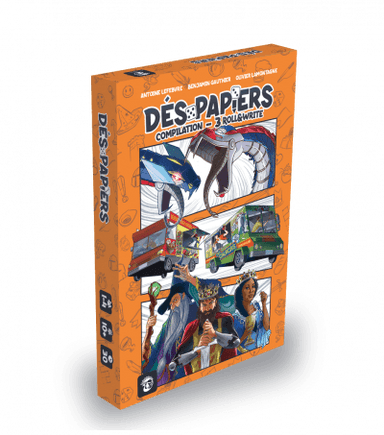 Dés-papiers : Volume 1 - Compliation de 3 jeux québécois (Bil) - La Ribouldingue