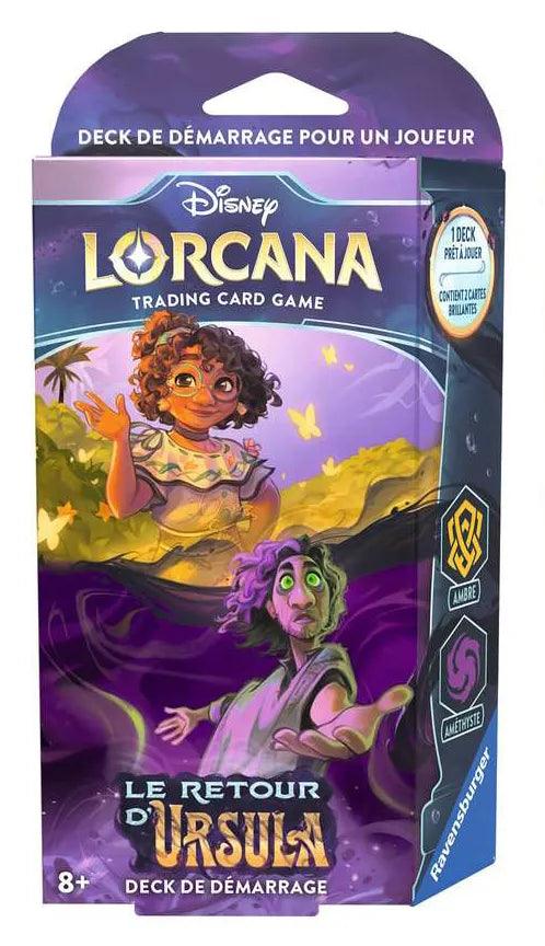 Disney Lorcana: Le retour d'Ursula - Starter Deck - Ambre et Améthyste (Fr) - La Ribouldingue