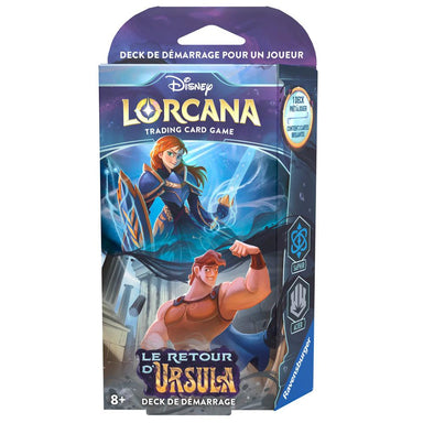 Disney Lorcana: Le retour d'Ursula - Starter Deck - Saphir et Acier (Fr) - La Ribouldingue