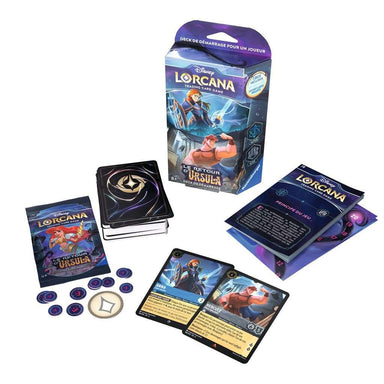 Disney Lorcana: Le retour d'Ursula - Starter Deck - Saphir et Acier (Fr) - La Ribouldingue