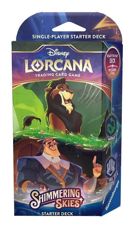 Disney Lorcana: Shimmering Skies - Starter Deck - Steel and Emerald (En)