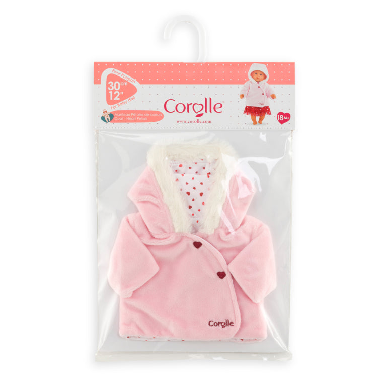 Heart Petals coat for 30 cm doll