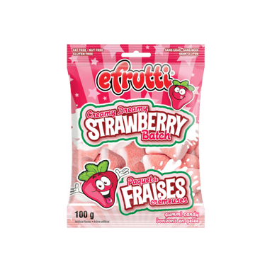 Efrutti - Paquet de fraises crémeuses - 100 g - La Ribouldingue