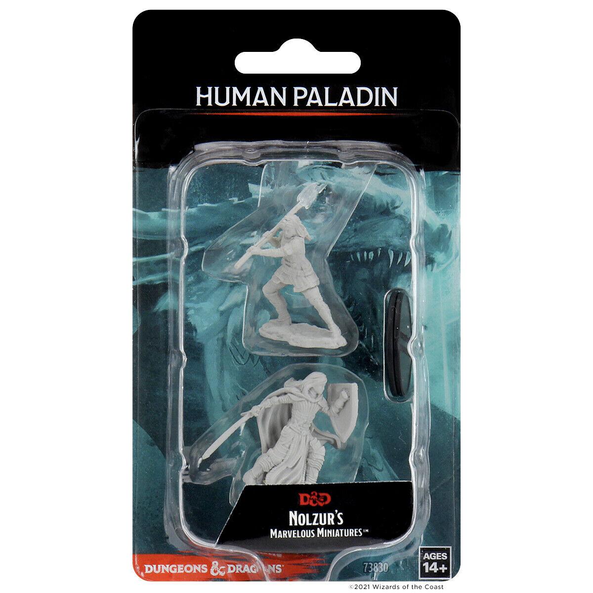 Figurines D&D - Humain Paladin - La Ribouldingue